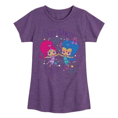 Футболка для девочек Nickelodeon Shimmer & Shine, фиолетовая