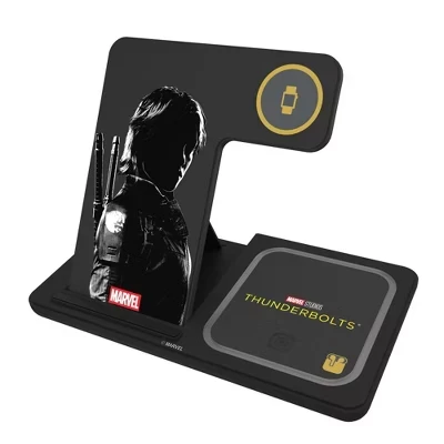 Зарядная станция Keyscaper Marvel Thunderbolts 3-в-1 15 Вт, thunderbolts