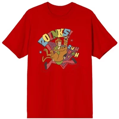 Мужская футболка Scooby Doo «Zoinks Ruh Roh», красная