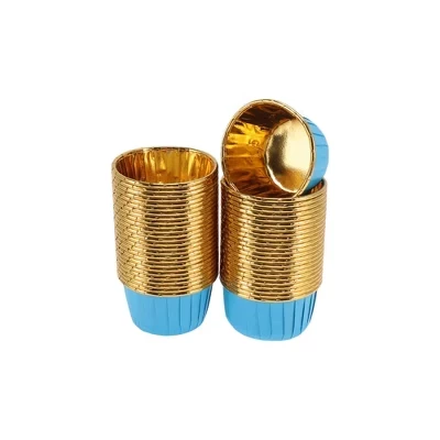 Формочки бумажные для кексов Unique Bargains 50 шт., синие