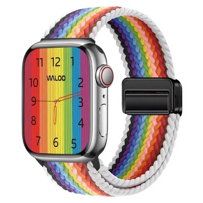 Плетеный нейлоновый ремешок с магнитной петлей для Apple Watch