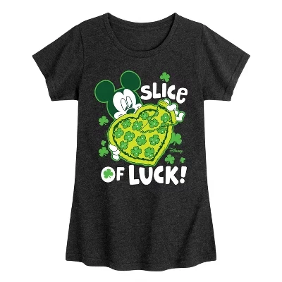 Приталенная футболка с коротким рукавом и рисунком Slice Of Luck