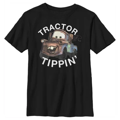 Футболка для мальчика Mater Tractor Tippin' черная