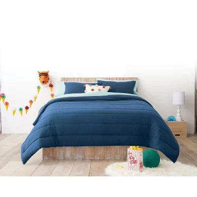 Детский комплект Pillowfort Channel Jersey, голубой