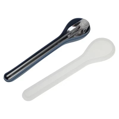 Набор столовых приборов Rose Spoon Палочки для еды из двух частей с коробкой в форме ложки 401 Нержавеющая сталь 8,27 