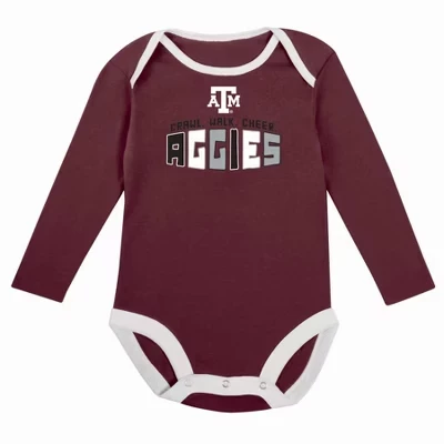 Боди для мальчиков NCAA Texas A&M Aggies, 2 шт.