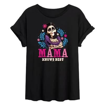 Женская футболка Disney Imelda Mama Knows Best, черная