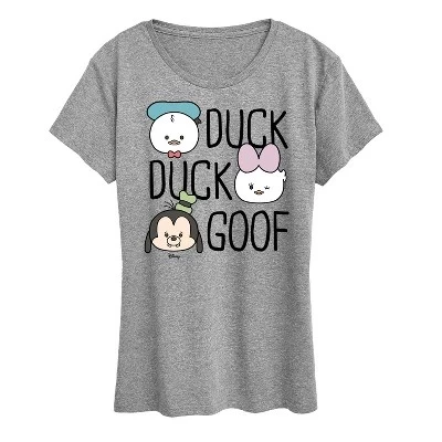 Женская футболка с коротким рукавом и рисунком Duck Duck Goof