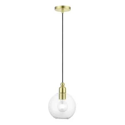 Подвесной светильник Livex Lighting Downtown 1, латунь