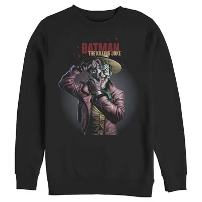 Мужской свитшот DC Comics Бэтмен и Джокер, черный