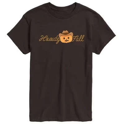 Мужская футболка с коротким рукавом и рисунком тыквы Howdy Fall Pumpkin