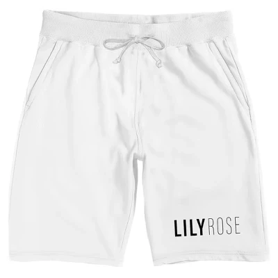Мужские пижамные шорты Bioworld Lily Rose, белые
