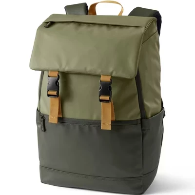 Детский рюкзак lands' end с клапаном, винтажный оливковый