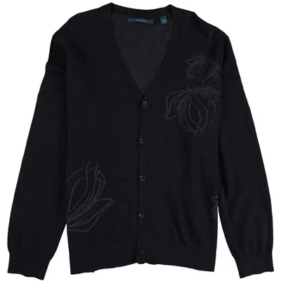 Мужской кардиган Perry Ellis с цветочным принтом, синий