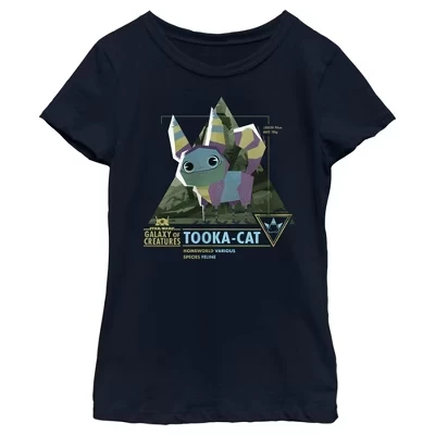 Футболка для девочек Star Wars Tooka Species, синяя