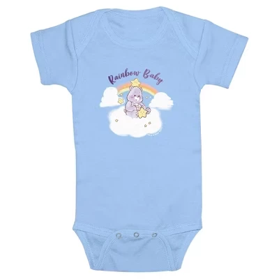 Боди для младенцев Care Bears Rainbow Baby, голубое
