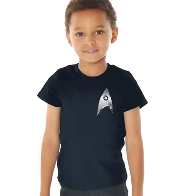 Футболка для мальчиков Star Trek Sciences, темно-синяя