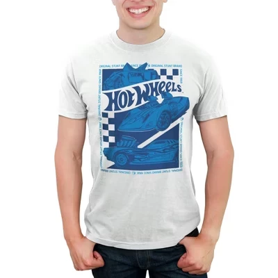 Мужская футболка Hot Wheels Original Stunt Brand, белая