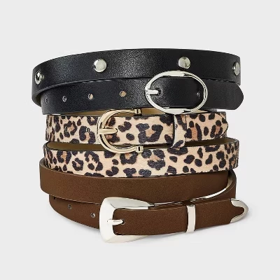 пояс 3pk Western Variety - ™ Леопардовый/черный