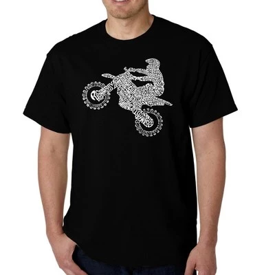 Мужская футболка Word Art - Фристайл для мотокросса - FMX black