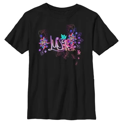 Футболка для мальчика Luisa Floral By Sebas Pakui черного цвета