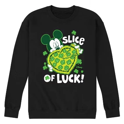 Мужская флисовая толстовка Slice Of Luck с графическим рисунком, черная