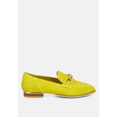 Женские лоферы Rag & Co. Ricka с цепочкой, желтые