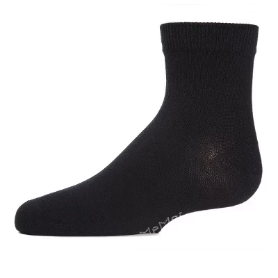 Детские носки Memoi Basics из хлопчатобумажной смеси до щиколоток черного цвета