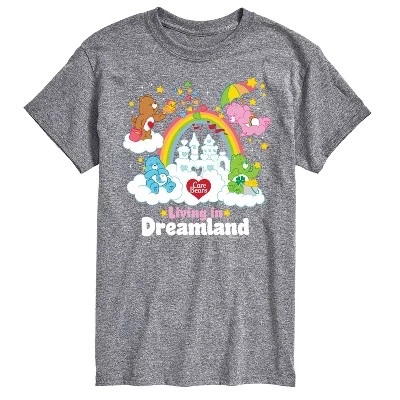 Мужская футболка Care Bears «Living In Dreamland», меланжевая
