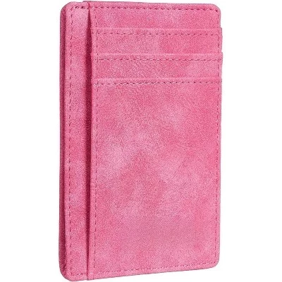 Кошелек LEVEN SIXTEEN Slim, кожаный RFID, красный