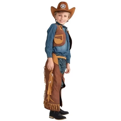 Детский костюм для мальчиков Dress Up America ковбой, коричневый