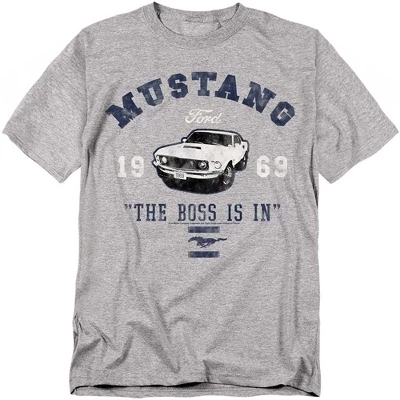 Мужской Мустанг The Boss В футболке athletic heather