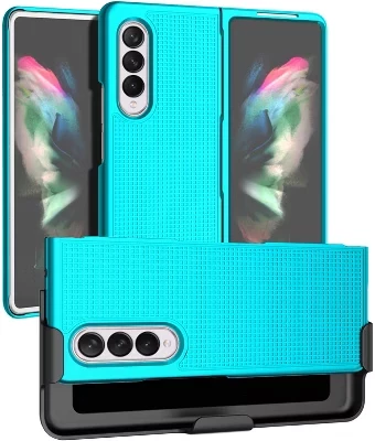 Чехол-кобура Nakedcellphone для Z Fold 3, бирюзовый