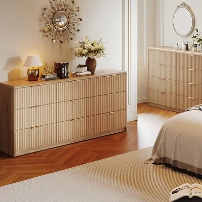 Комод COZONY 160 см, 9 ящиков, под дерево