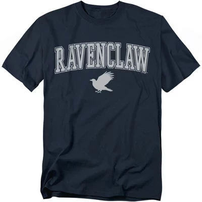 Мужская футболка Ravenclaw с выгнутым вороном