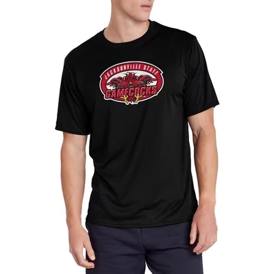 Мужская спортивная футболка Campus Lab Jacksonville State University с основным логотипом, черная