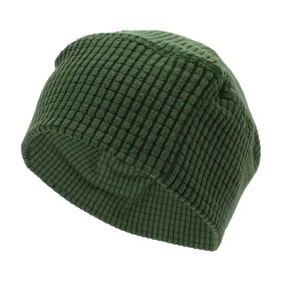 Cycling Hat Warm Breathable Hard Hat Liner Polar Fleece Waffle Fabric 1 Pc green