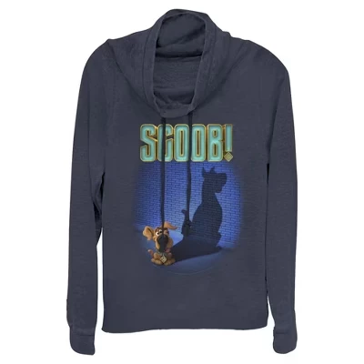 Женская толстовка с капюшоном Scooby Doo Dog Shadow для юниоров синего цвета