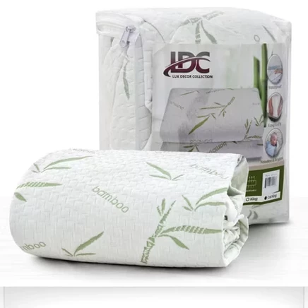 Наматрасник Lux Decor Collection, односпальный, 1 шт., белый