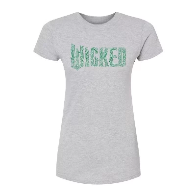 Женская футболка Wicked с логотипом, серая