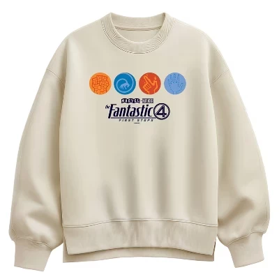 Женская толстовка F4 Icons Oversize Fleece Crew Sweatshirt кремового цвета