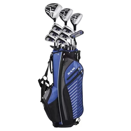 Набор мужских клюшек для гольфа Ram Golf SDX + сумка, для правой руки, ВСЕ графитовые стержни