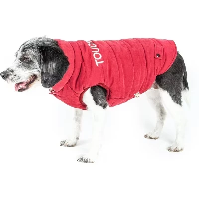 Утепленная куртка для собак Touchdog Waggin Swag, розовая
