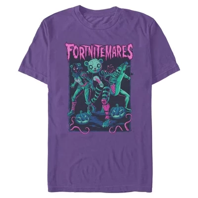 Мужской костюм на Хэллоуин Nightmares Art Футболка фиолетового цвета