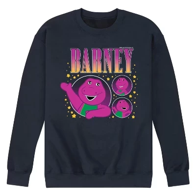 Мужская флисовая толстовка с рисунком Barney Grid Graphic