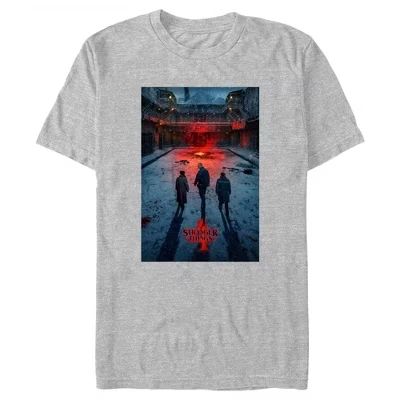 Мужская футболка с постером Four Friends Rift Apocalypse athletic heather / зима