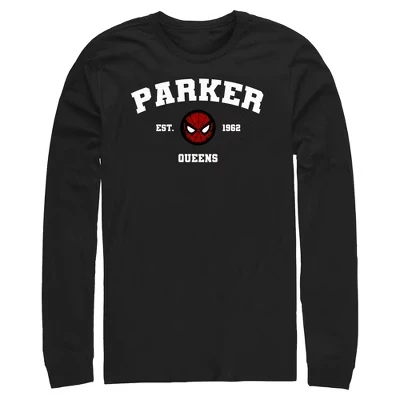 Мужская рубашка Parker Queens 1962 с длинным рукавом черного цвета