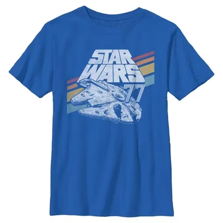 Футболка для мальчиков STAR WARS Millennium Falcon, синий