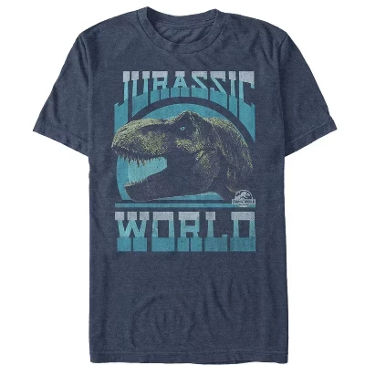 Мужская футболка Jurassic World Fallen Kingdom, синяя