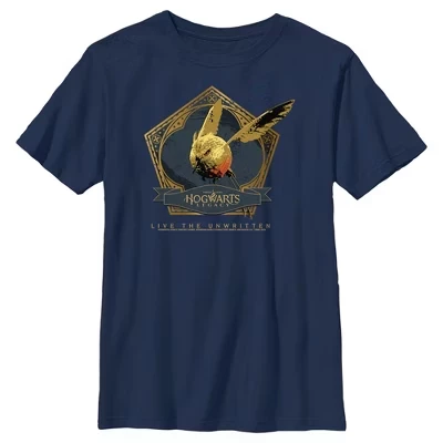 Футболка для мальчиков Harry Potter Hogwarts Legacy, синяя